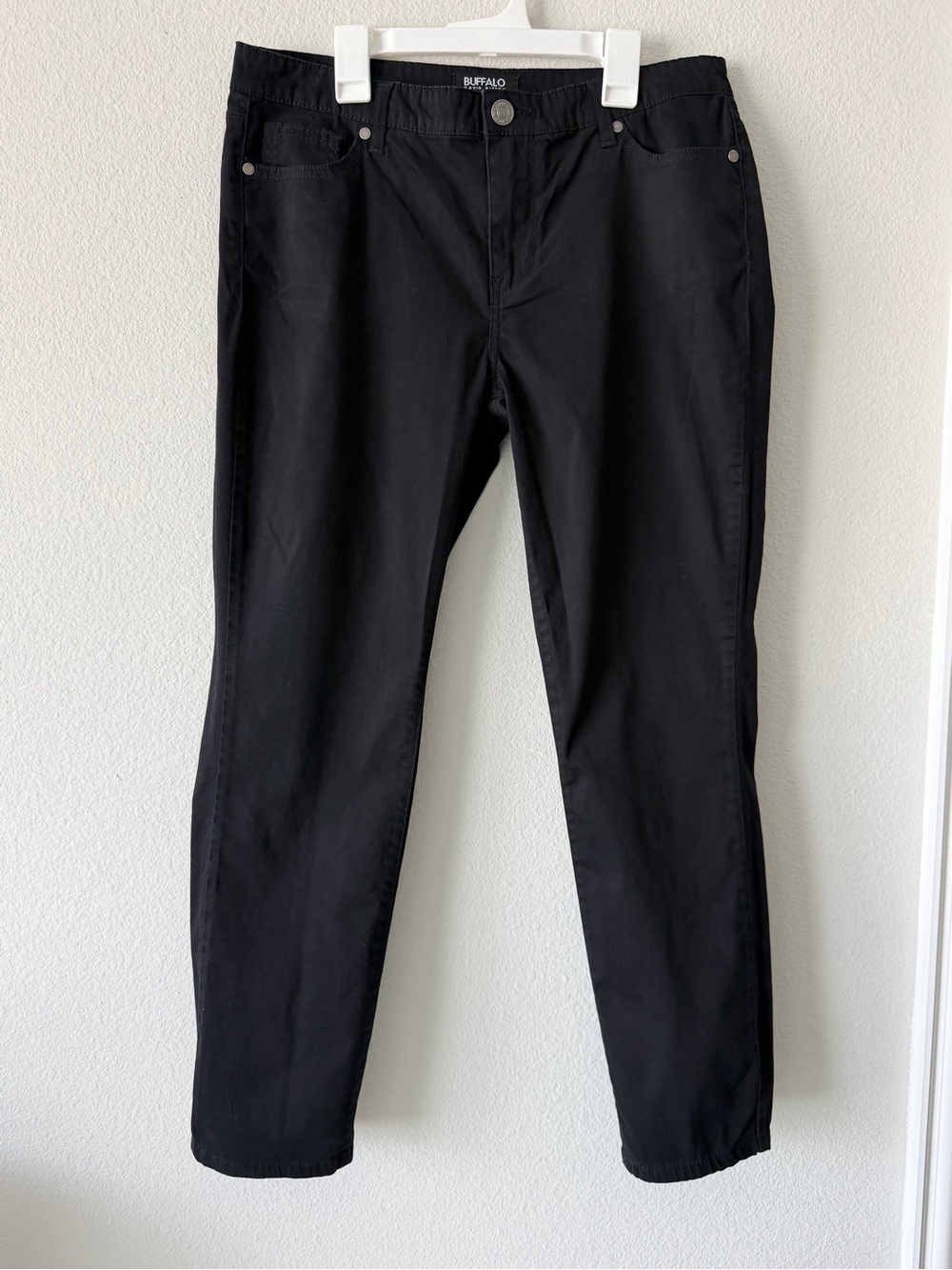 Buffalo David Bitton Sz 8/29 Black Skinny Jeans Women Pants Cotton Mid Rise